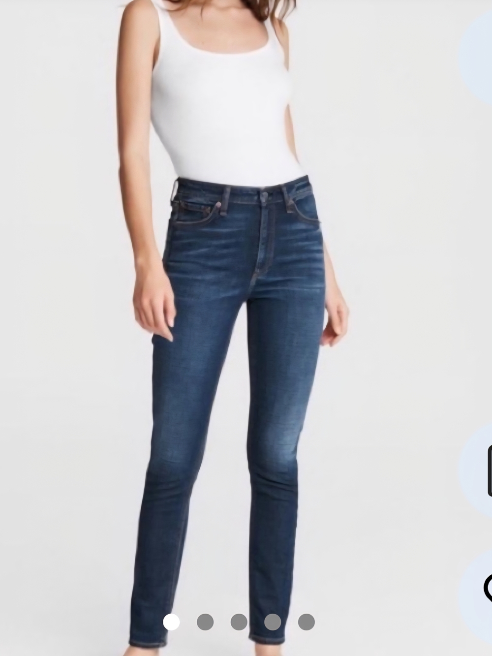 rag & bone High Rise Ankle Skinny Jeans